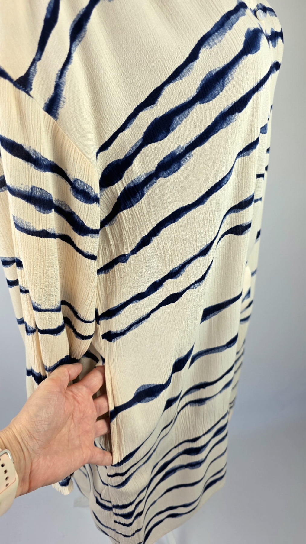 Zwiewna, koszulowa Sukienka Oversize