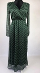 Elegancka sukienka maxi w butelkowej zieleni NEO MOIR