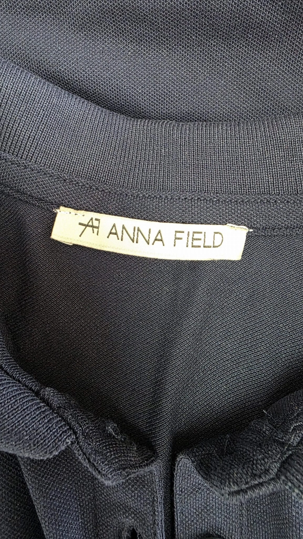 Granatowa sukienka polo od ANNA FIELD