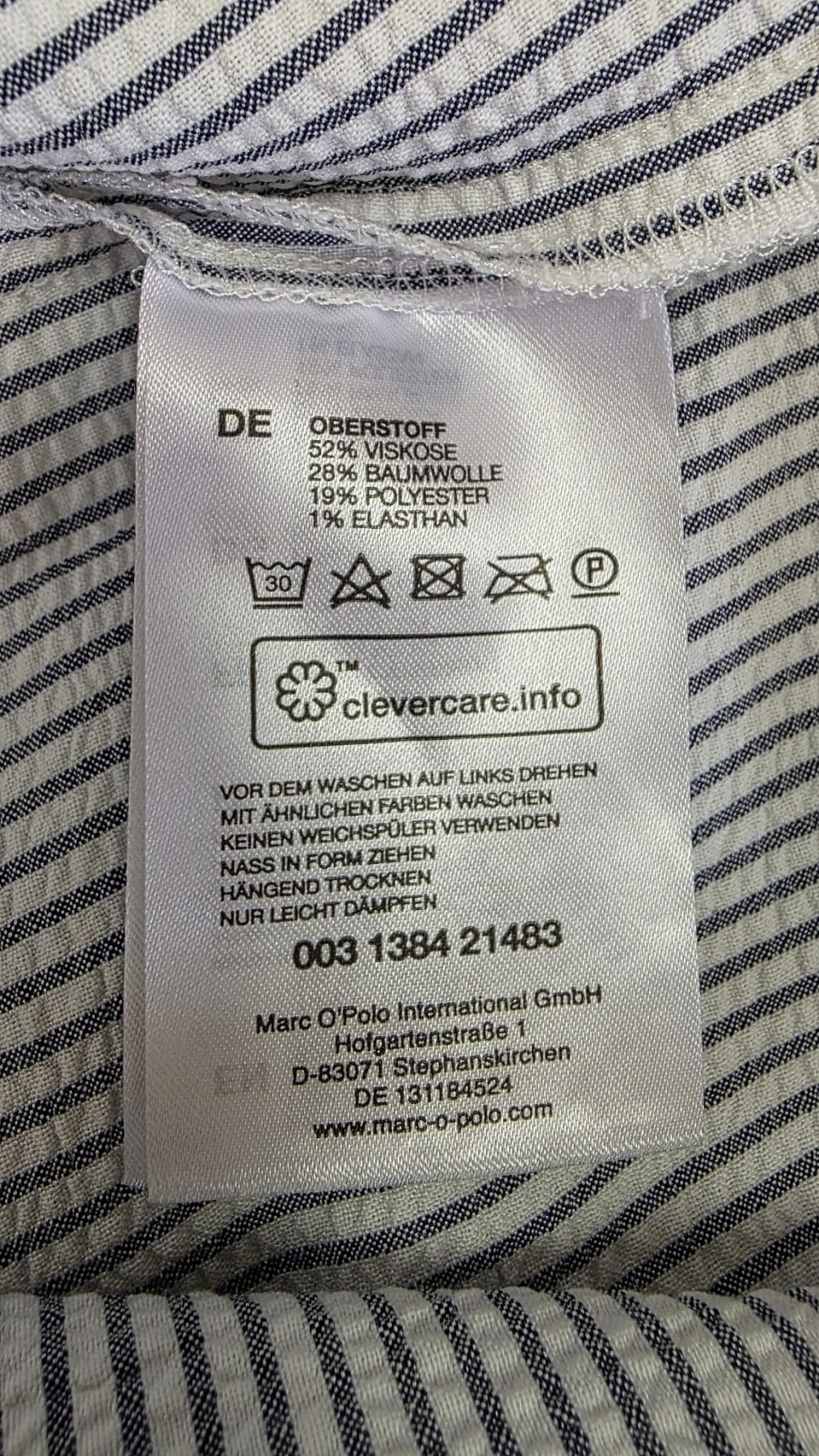 Sukienka w paski MARC O'POLO