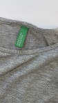 Szara sukienka midi United Colors of Benetton