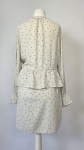 Kremowa sukienka mini w czarne kropki SELECTED FEMME