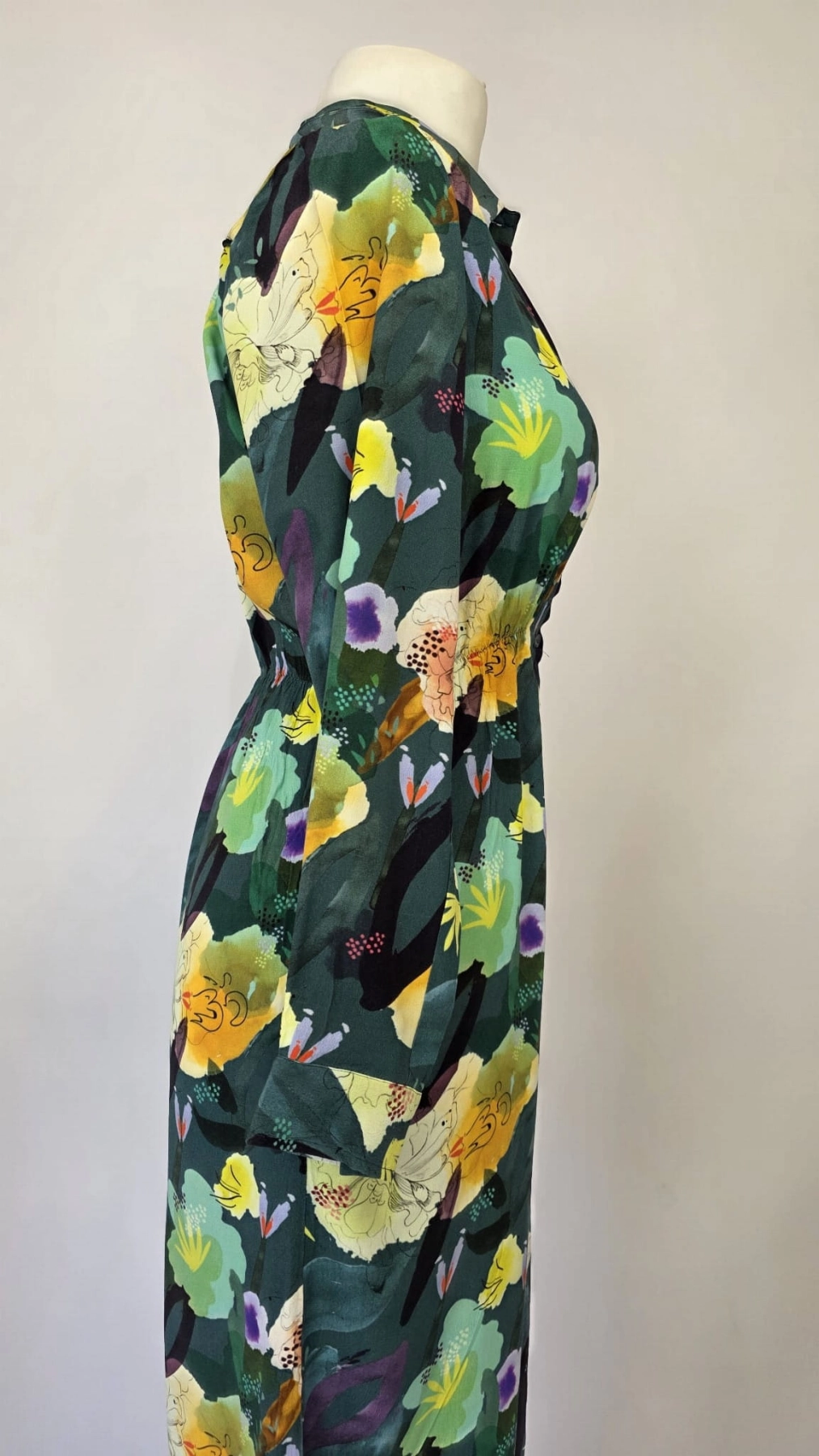 Sukienka maxi POM Amsterdam w kwiatowy print