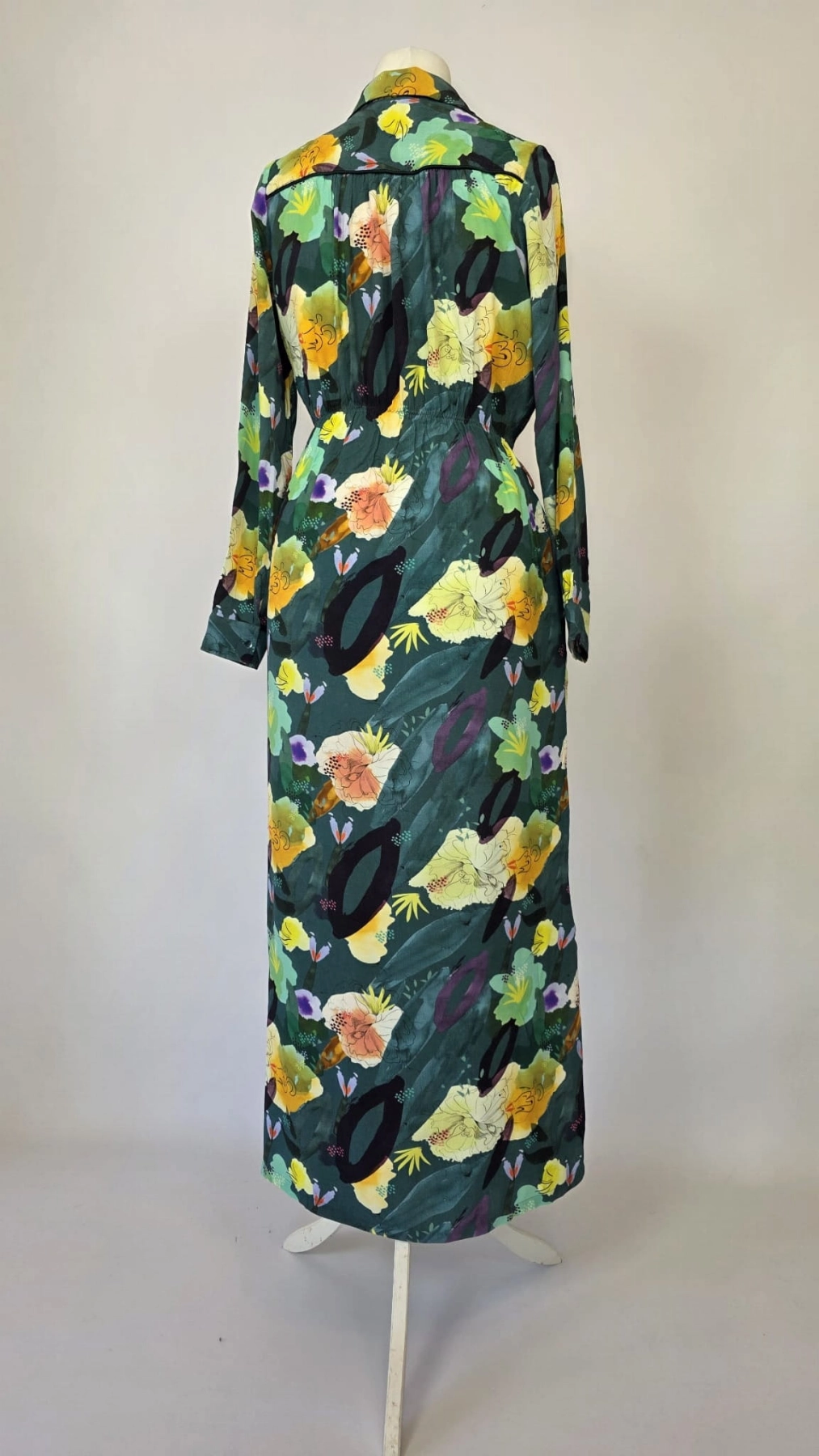 Sukienka maxi POM Amsterdam w kwiatowy print