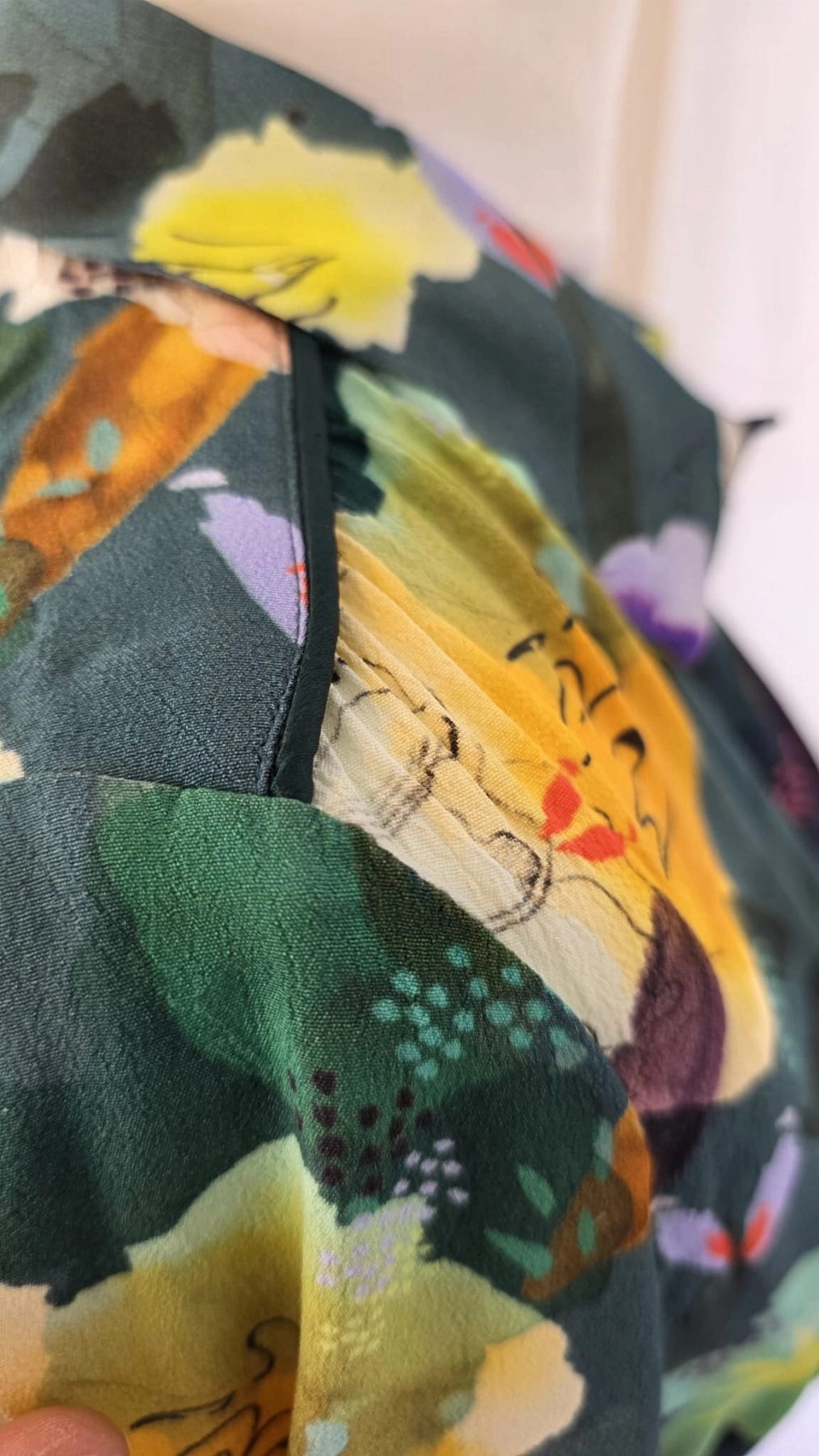 Sukienka maxi POM Amsterdam w kwiatowy print
