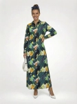 Sukienka maxi POM Amsterdam w kwiatowy print