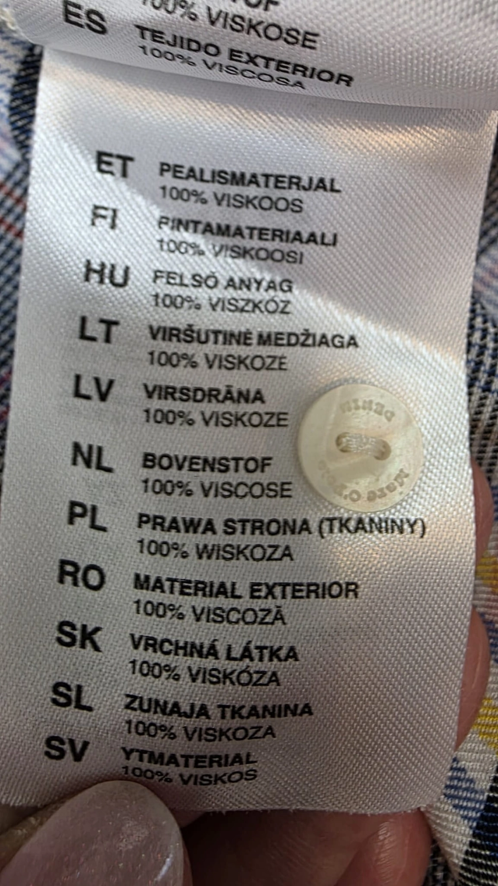 Sukienka koszulowa midi w kolorową kratę Marc O'Polo