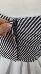 Elegancki zestaw dobrany przez Stylistkę: sukienka, gorsetowy top, pasek
