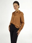 Elegancka satynowa koszula w odcieniu miedzi PART TWO