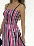 Letnia sukienka maxi w paski