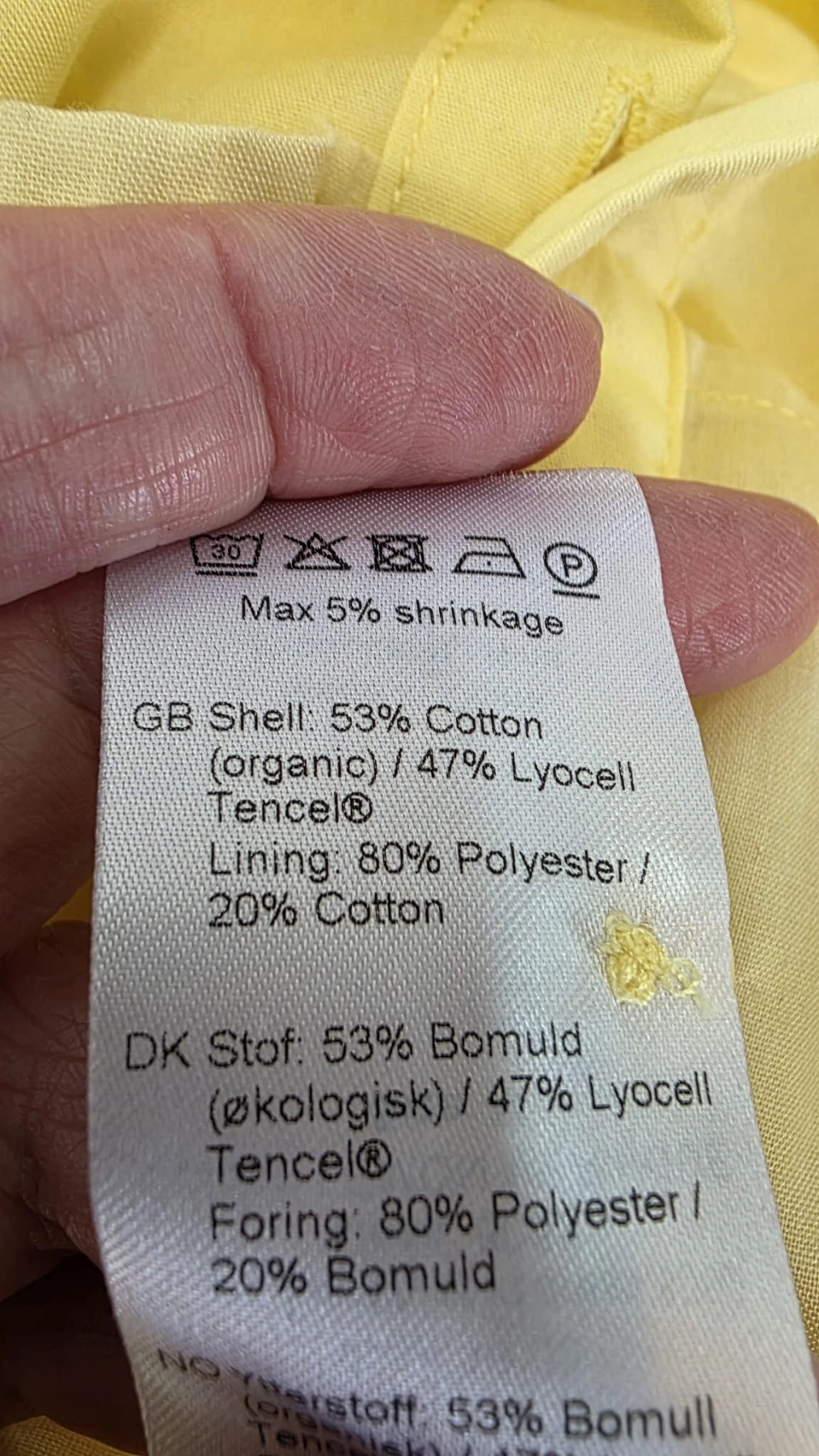 Żółta sukienka z wiązaniem DÉVIER STUDIOS