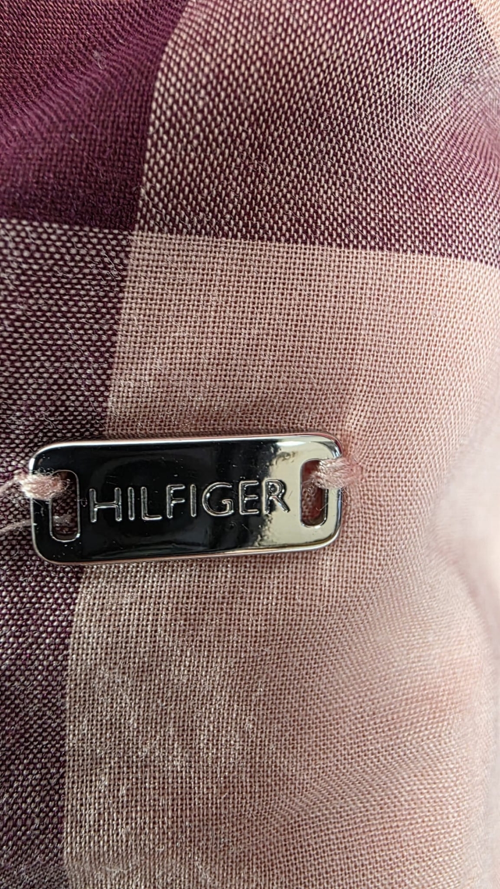 Elegancka koszula w kratę Tommy Hilfiger