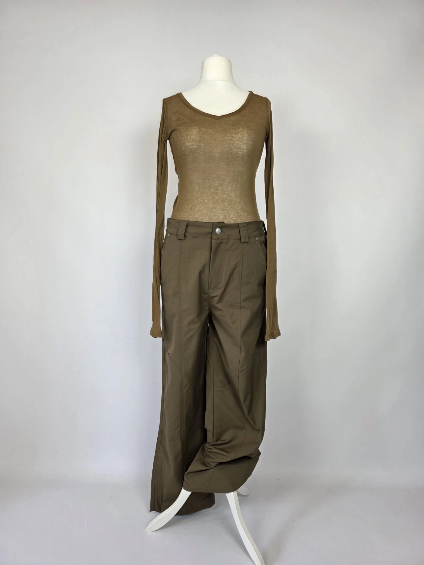 Zestaw premium: fuksjowy sweter, longsleeve i spodnie ZARA