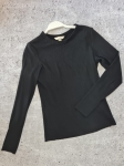 karmelowa spódnica MIMOSA, czarna bluzka H&amp;M oraz ramoneska