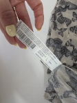Zestaw: sweter PART TWO butelkowa zieleń, bluzka w motyle STRADIVARIUS i piaskowe, szerokie spodnie