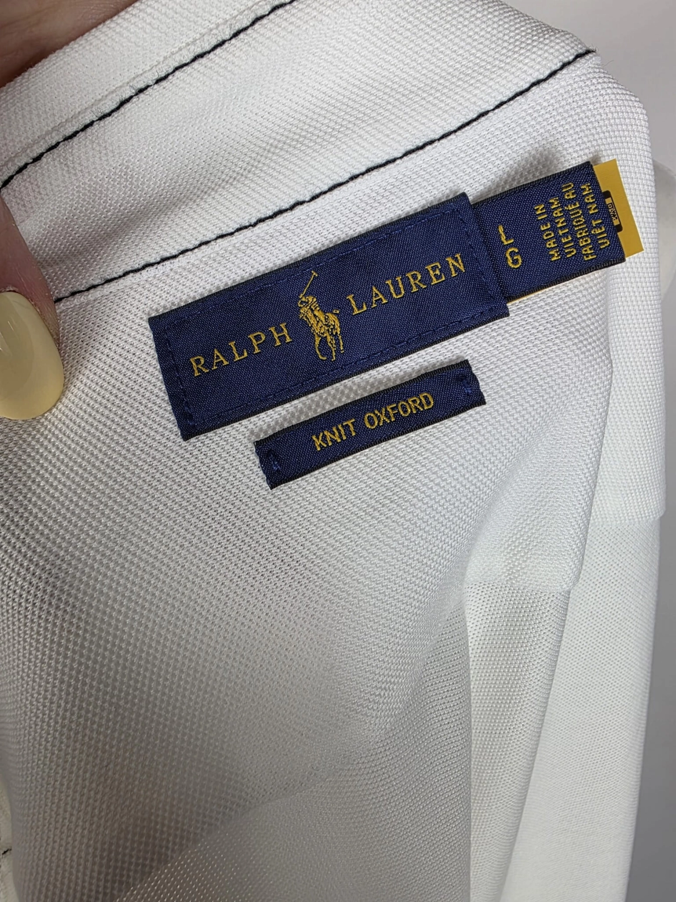 Biała sukienka koszulowa Ralph Lauren