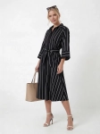 Stylowa sukienka koszulowa w pionowe pasy od ONLY