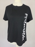 Klasyka i energia: czarny T-shirt Reebok