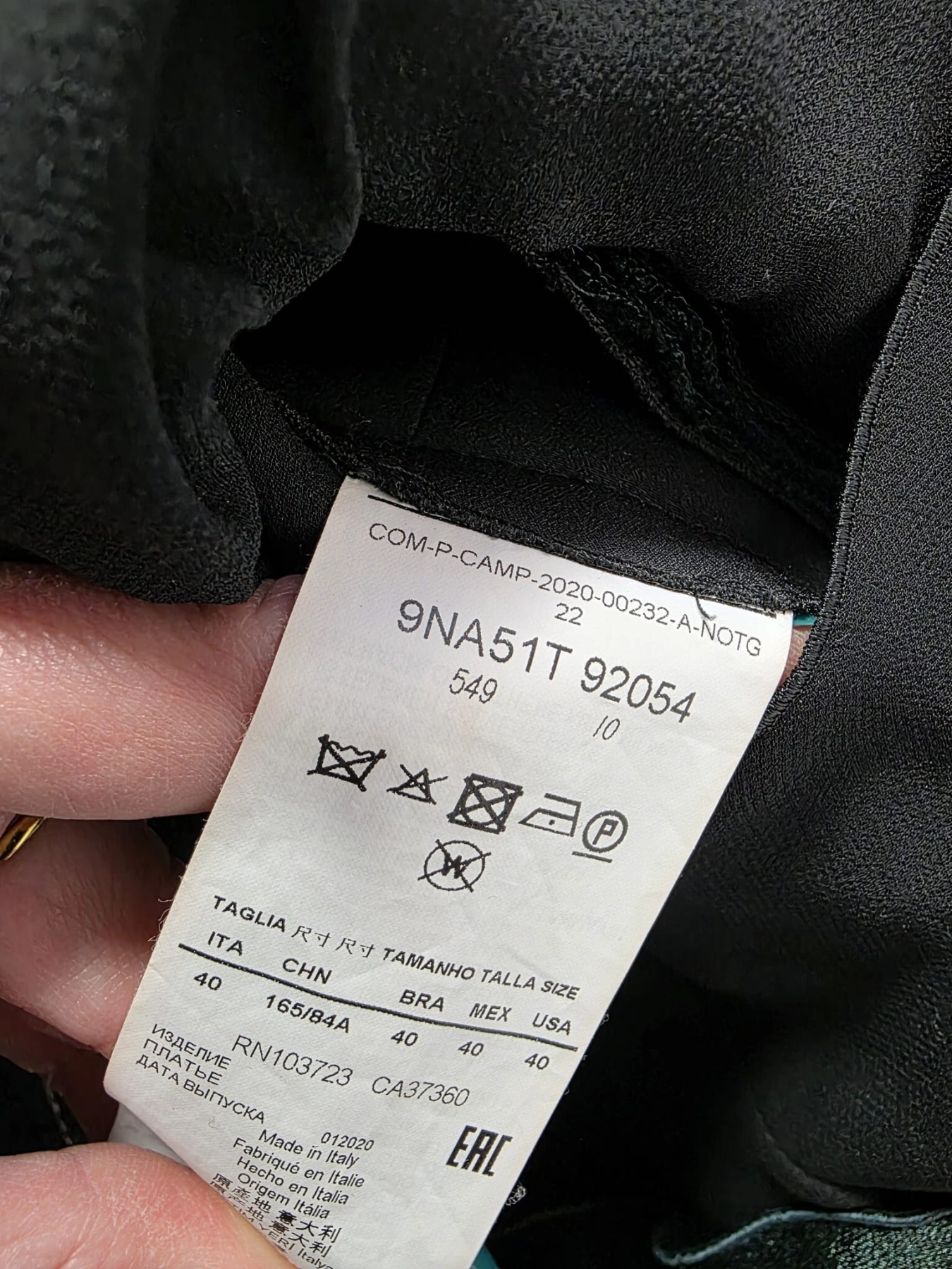 Zjawiskowa, gorsetowa sukienka bombka od ARMANI
