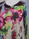 Designerska, kolorowa bluzka Desigual z motywem kwiatowym