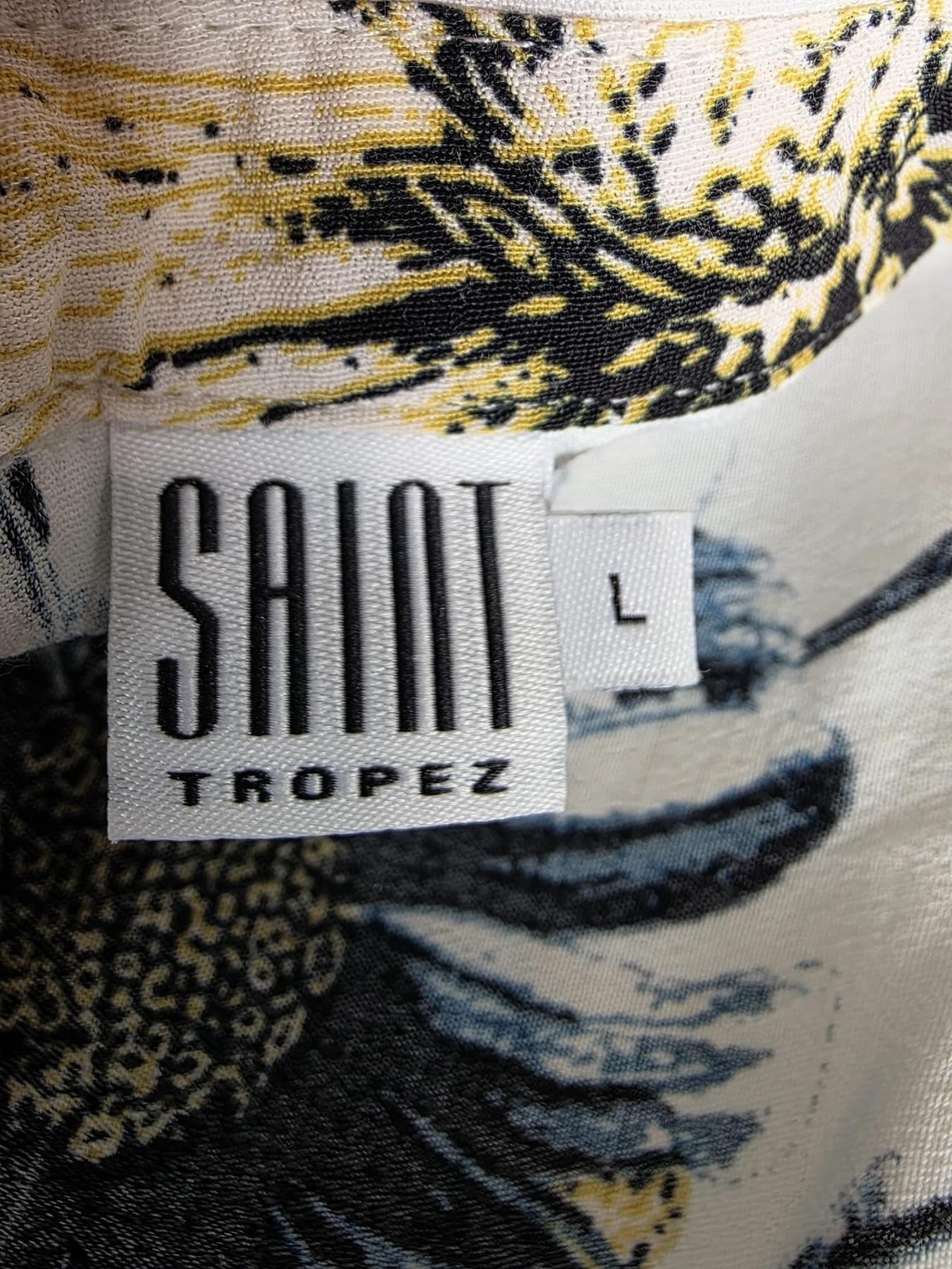 Biała sukienka Saint Tropez w kwiatowy wzór
