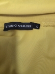 Musztardowa bluzka ze stójką Studio Anneloes