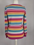 Kolorowy sweter w paski marki Benetton