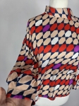 Designerska koszula marki Gestuz z ozdobną stójką
