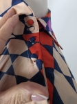 Designerska koszula marki Gestuz z ozdobną stójką